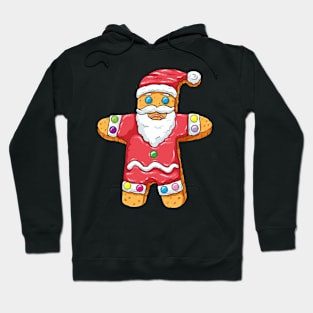 Gingerbread man at Christmas Hoodie